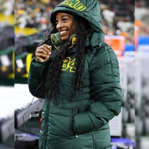 Green Bay Packers Simone Biles Puffer Coat
