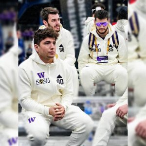 CFP 24 Washington Huskies White Hoodie