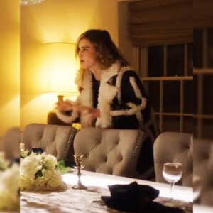 Matilda Lutz Shearling Fur Leather Coat Helen’s Dead 2023
