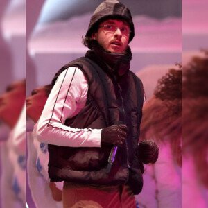 Jack Harlow Thanksgiving Halftime Show Puffer Vest