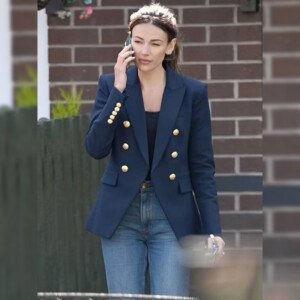 Michelle Keegan Fool Me Once S01 Blue Blazer