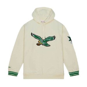 Philadelphia Eagles Retro Cream Hoodie