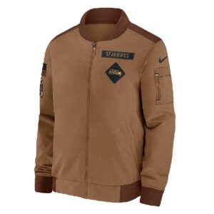 Seattle Seahawks Salute to Service Bomber Jacket