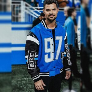 Kristin Juszczyk Taylor Lautner Lions Jacket