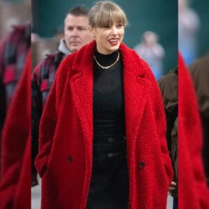Kansas City Chiefs Taylor Swift Red Teddy Coat