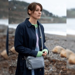 Suranne Jones Maryland 2024 Blue Trench Coat