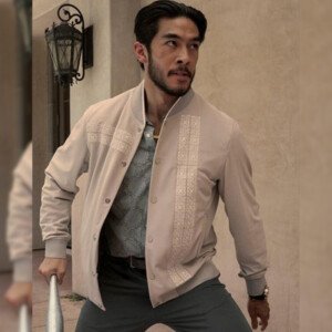 Justin Chien The Brothers Sun 2024 Grey Printed Jacket