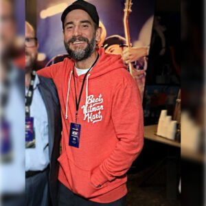 Bret Hart Hitman Orange Hoodie