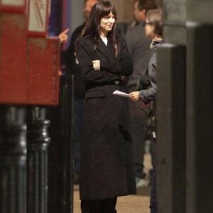 Madame Web 2024 Dakota Johnson Black Coat