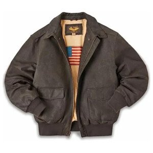 Air Force A-2 Flight Bomber Leather Jacket