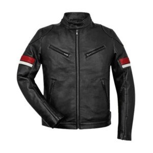 Men’s Striped Cafe Racer Jacket