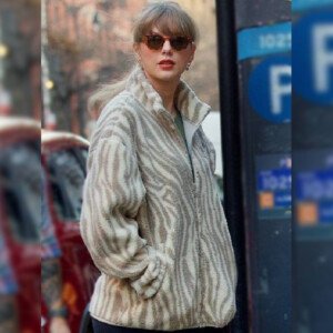 Taylor Swift Animal Graphic Polar Jacket