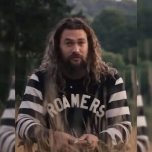 Jason Momoa On the Roam Roamers Striped Sleeves Shirt