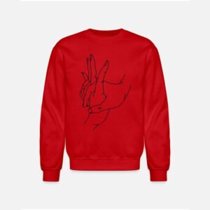Valentines 2024 Holding Hands Red Sweatshirt