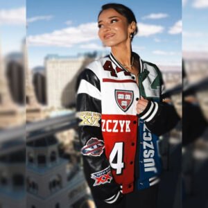 49ers Kristin Juszczyk Super Bowl LVIII Bomber Jacket