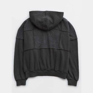 Aerie Sherpa Patchwork Oversized Hoodie