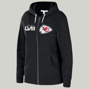 Erin Andrews Black Kansas City Chiefs Super Bowl LVIII Hoodie