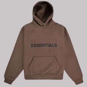 Fear Of God Essentials Brown Hoodie