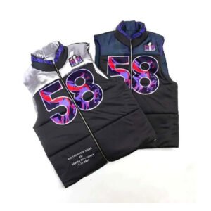 Kristin Juszczyk Super Bowl LVIII Puffer Vest