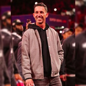 Kyle Shanahan Grey Bomber Jacket