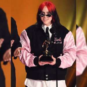 Billie Eilish Barbie Varsity Jacket