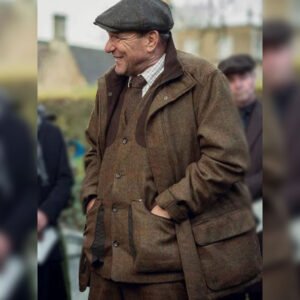 The Gentlemen S01 2024 Vinnie Jones Brown Jacket