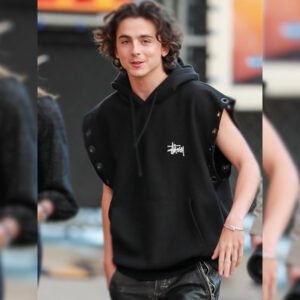 Timothee Chalamet Jimmy Kimmel Live sleeveless Hoodie