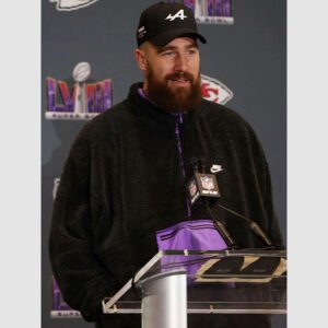 Travis Kelce Nike Club Winter Half Zip Anorak Jacket