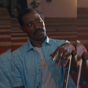 Back on the Strip Wesley Snipes Luther Blue Shirt