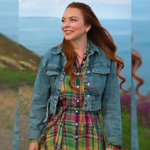 Irish Wish 2024 Lindsay Lohan Denim Jacket