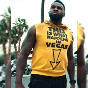 Obliterated This is What Happens in Vegas Yellow Hoodie