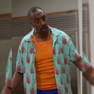 Curb Your Enthusiasm S12 Leon Fire Skull Print Shirt