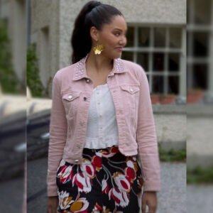 Irish Wish 2024 Ayesha Curry Pink Jacket