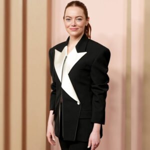 Oscars Nominees Luncheon 2024 Emma Stone Blazer