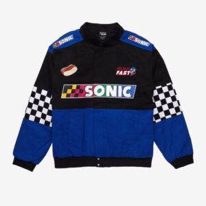 Sonic the Hedgehog Checkered Racing Jacket