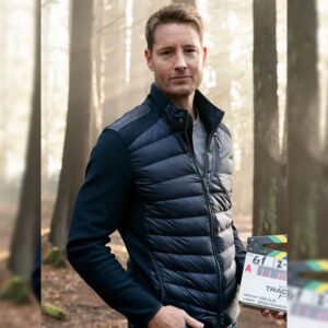 Tracker S01 Justin Hartley Blue Puffer Jacket