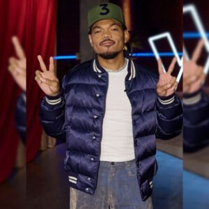 Chance the Rapper The Voice S25 Blue Bomber Jacket